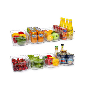 Hoojo - 8 recipientes organizadores para refrigerador