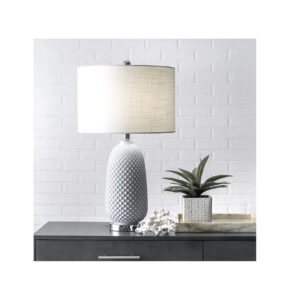 nuLOOM Home MCT16AA Rayburn lámpara de mesa, 26 pulgadas de altura, gris